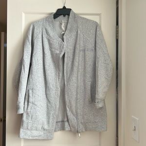 Lululemon thick zip front sweatshirt